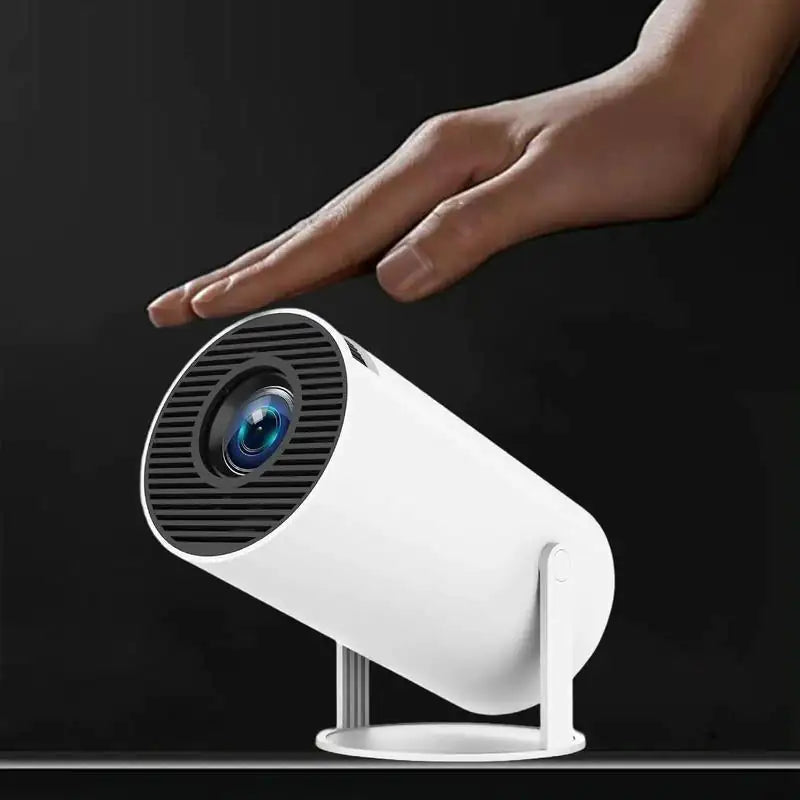 Portable Projector, Projector with Remote Control, Android Wifi Bluetooth-Compatible Projector, Home Theater Projector for Outdoor, Office, Bedroom